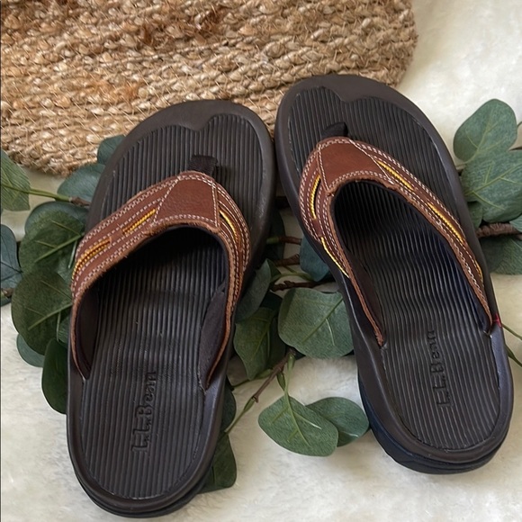 L.L. Bean Brown Flip Flop  Sandals main image 4